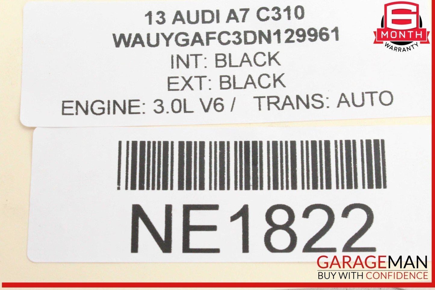 12-18 Audi A7 A6 Front Left and Right Side Shock Strut Absorber 4G0413031D OEM