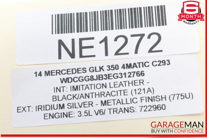 13-15 Mercedes X204 GLK350 4MATIC Rear Left Driver Side Tail Light Lamp LED OEM