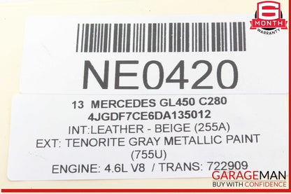 12-19 Mercedes X166 GL450 Front Left & Right Side Brake Caliper Calipers Set
