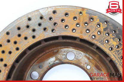 05-12 Porsche Cayman 987 Front Right & Left Drilled Brake Rotor Disc Set OEM