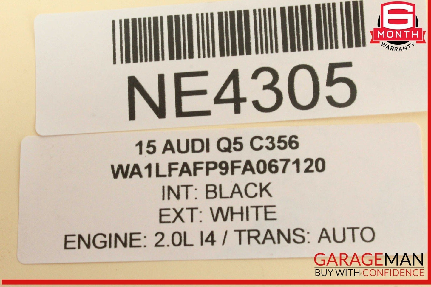 09-17 Audi Q5 A5 S5 A4 Rear Left and Right Side Brake Caliper Calipers Set OEM