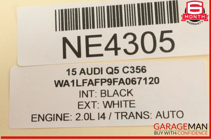 09-17 Audi Q5 A5 S5 A4 Rear Left and Right Side Brake Caliper Calipers Set OEM