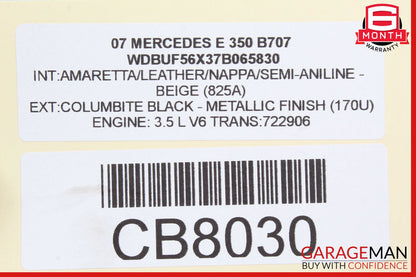 07-09 Mercedes W211 E350 Front Left & Right Door Audio Sound Speakers Set of 2
