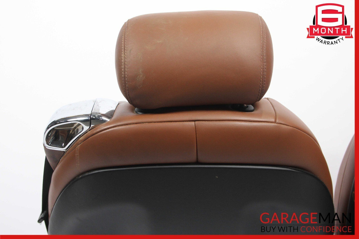 08-14 Mercedes W216 CL63 AMG Complete Front Seat Seats Cushion Assembly Brown