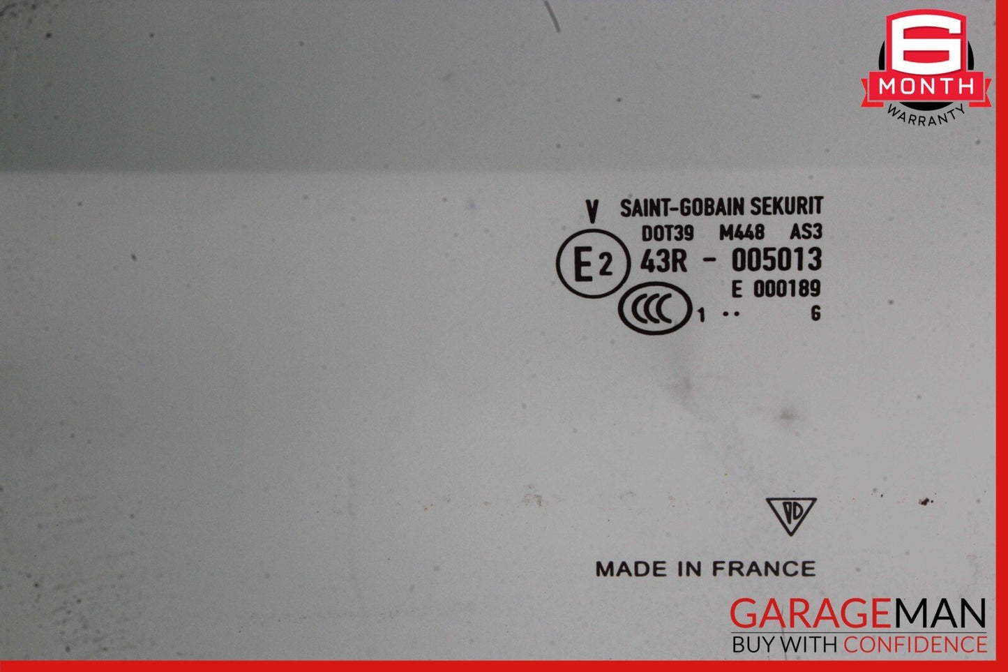 11-18 Porsche Cayenne 958 Hybrid S Rear Left Driver Side Door Window Glass OEM