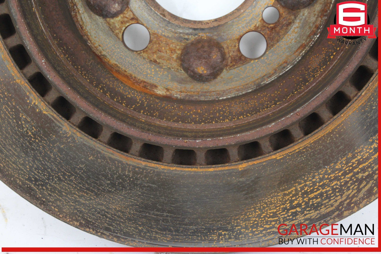 10-18 Mercedes W212 E350 Rear Brake Rotors Disc Left & Right Set OEM