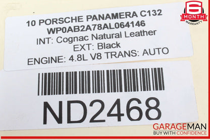 10-16 Porsche Panamera 970 Cayenne 958 4.8L Left Side Cylinder Head Cover OEM
