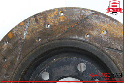 09-16 Audi A4 Rear Left and Rear Right Side Brake Disc Rotor Set OEM