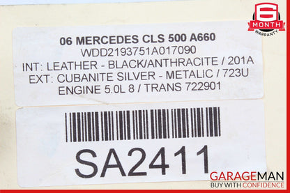 06-11 Mercedes W219 CLS550 Right & Left Side Door Sound Audio Speaker Speakers