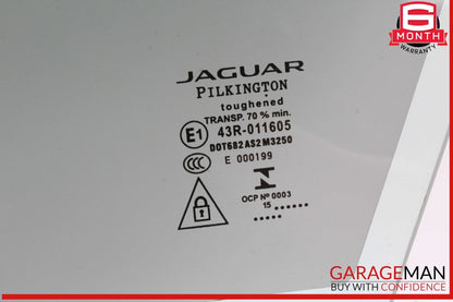 16-22 Jaguar XF Front Left Driver Side Door Window Auto Glass OEM