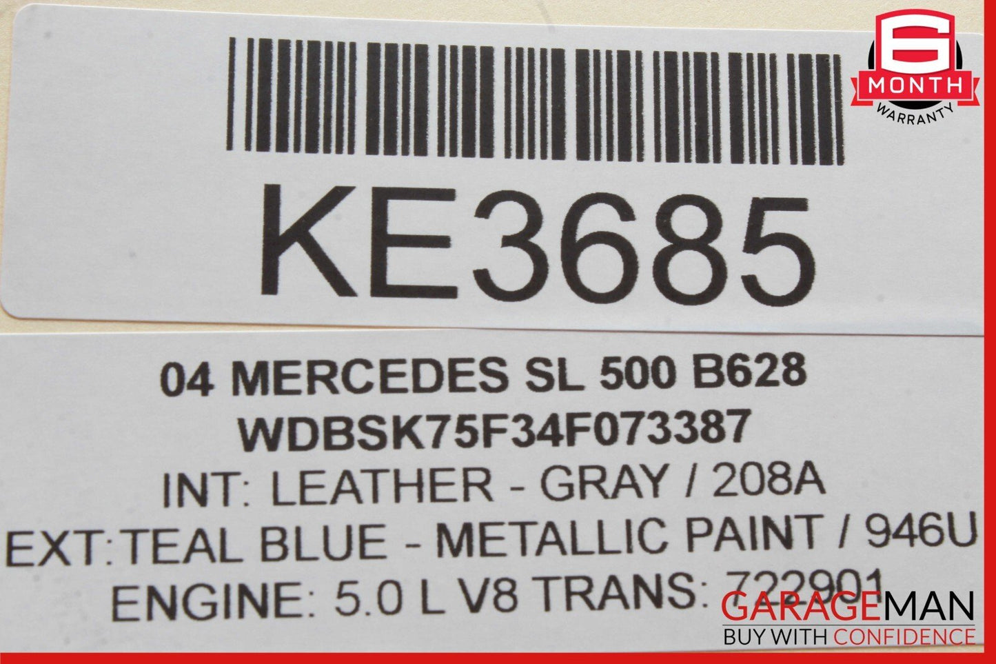 03-06 Mercedes R230 SL500 Hydraulic Suspension Valve Block Module Assembly