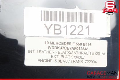 10-13 Mercedes W207 E550 E350 Front Left Driver Side Window Glass OEM
