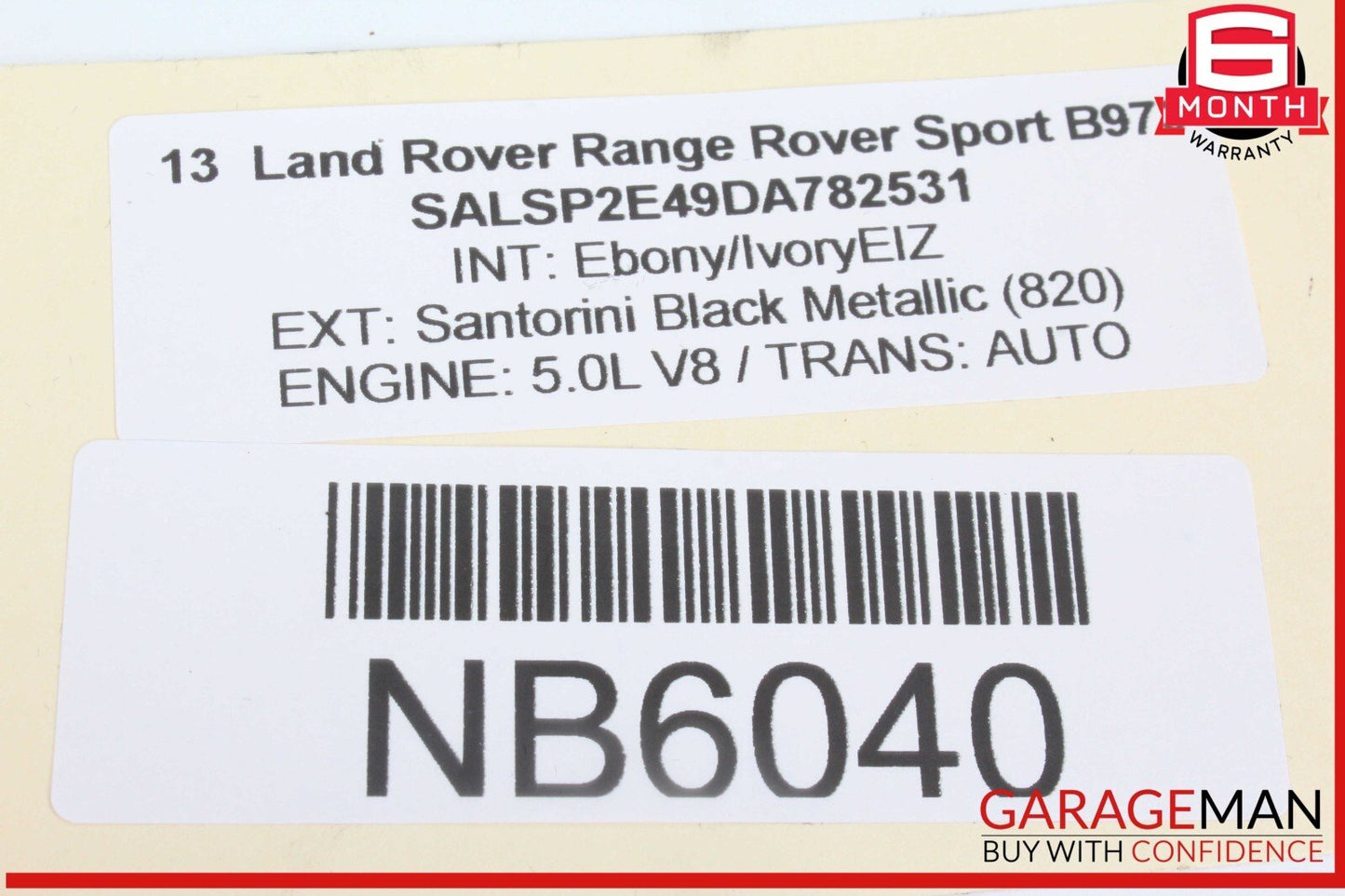 10-13 Land Rover Range Rover Sport Dashboard Glove Box Compartment OEM