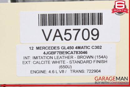 07-11 Mercedes X164 GL450 4MATIC Upper Oil Pan Section 2730142202 OEM