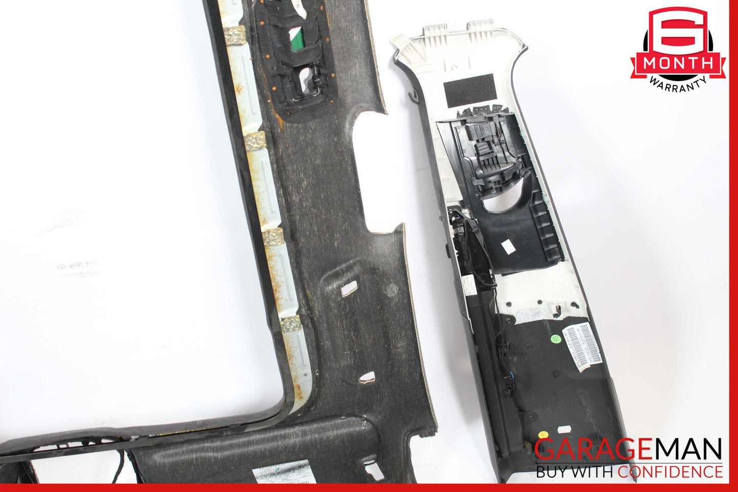 11-14 Porsche Cayenne 958 Headliner Pillar Trim Panel Cover Set Black OEM