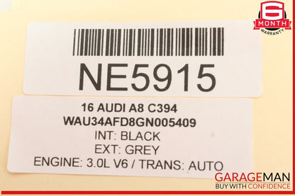 11-18 Audi A8 S8 Front Left Side Dash Trim Cover Panel w/ Control Switches OEM