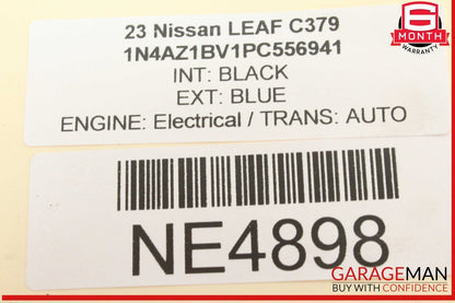 18-24 Nissan Leaf Charging Port Door Assembly Blue 657105SA4A OEM