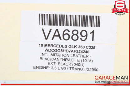 06-13 Mercedes X204 GLK350 Left Side Engine Motor Cylinder Head Valve Cover OEM