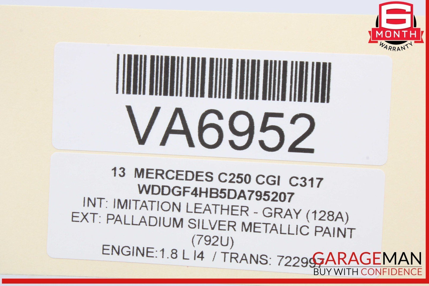 12-14 Mercedes W204 C250 CGI SLK250 Engine Valve Cover 2710101730 OEM