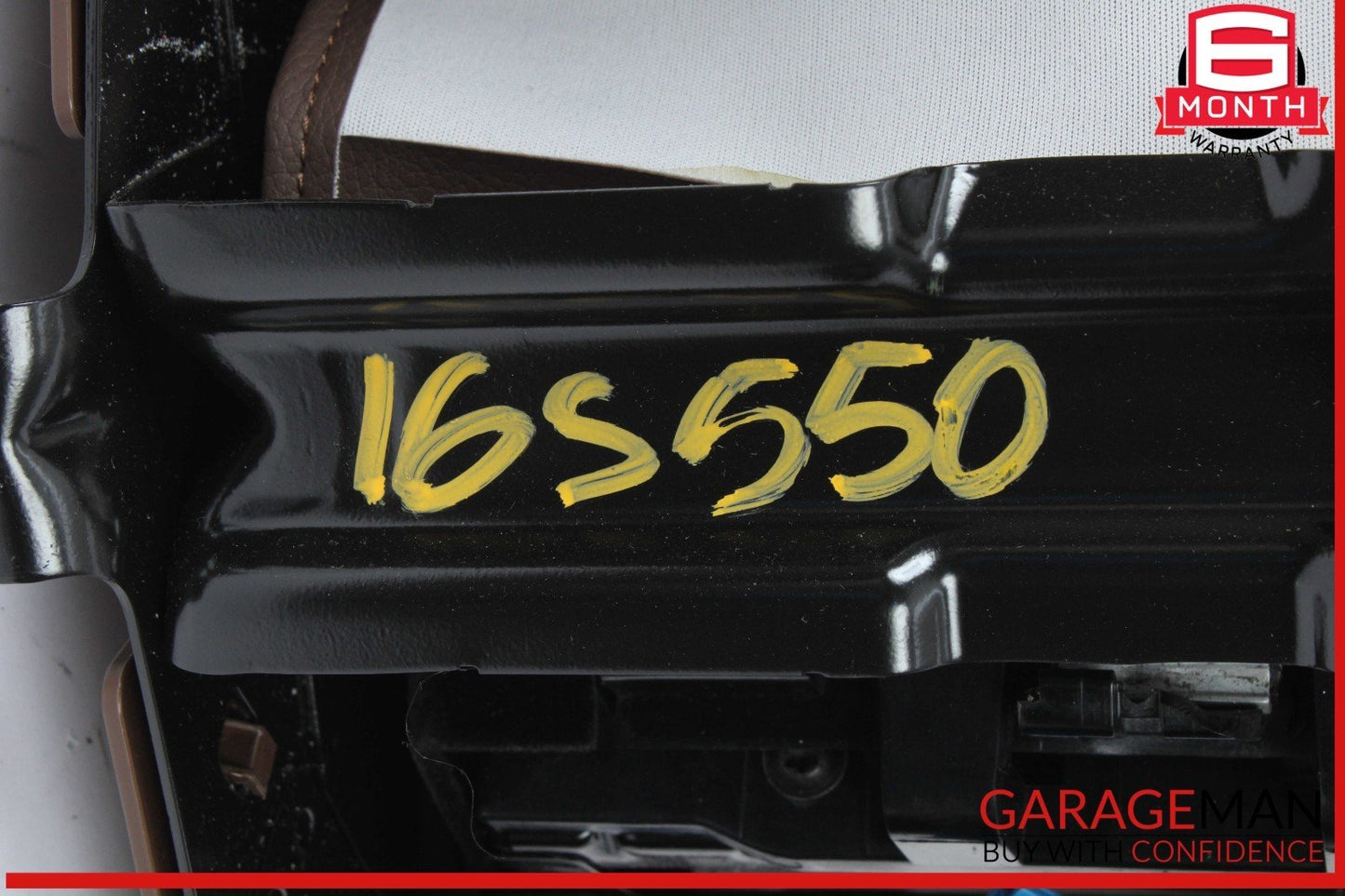 14-17 Mercedes W222 S550 S63 AMG Rear Center Console Arm Rest Armrest Brown OEM