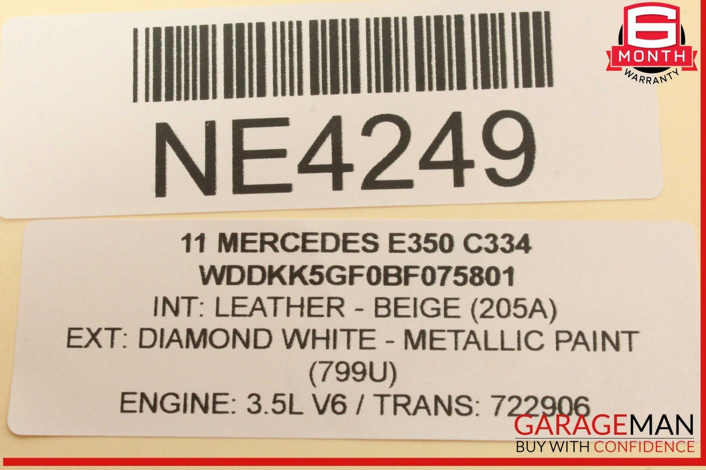 10-18 Mercedes W212 E350 Rear Left & Right Side Brake Caliper Calipers Set OEM