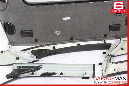 15-18 Porsche Macan 95B Headliner Pillar Trim Panel Cover Set Grey OEM
