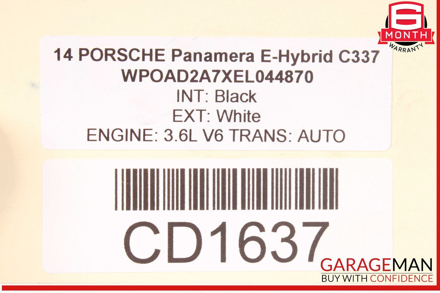 14-16 Porsche Panamera 970 E-Hybrid Exhaust Muffler Right & Left Set OEM