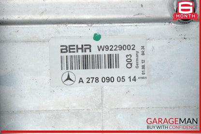 Mercedes X166 GL450 Air Intake Manifold Distributor Engine Intercooler Radiator