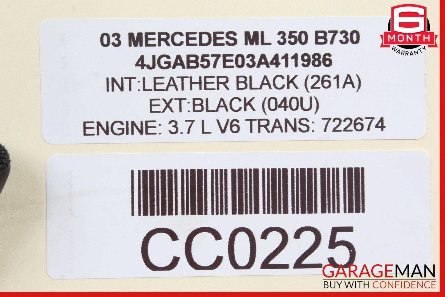 02-05 Mercedes W163 ML320 Front Right & Left Bose Audio Sound Speaker Set of 2