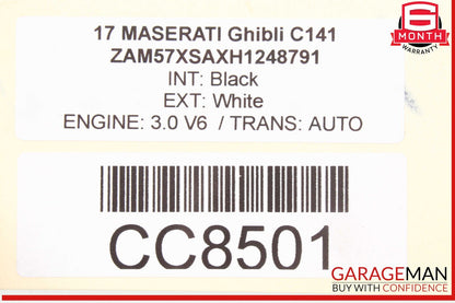 14-17 Maserati Ghibli Rear Left & Right Side Exhaust Muffler Tip Pipe Set of 2