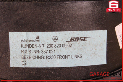 03-08 Mercedes R230 SL500 SL55 Left & Right Side Door Audio Speaker Bose OEM