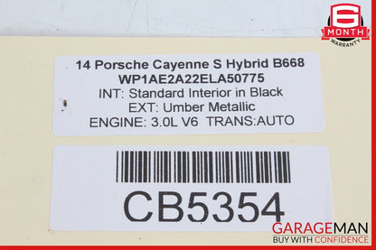 11-18 Porsche Cayenne 958 S Rear Left & Right Door Audio Sound Speakers Set OEM
