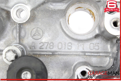 11-20 Mercedes X166 GL550 GL450 S550 Left Side Engine Cylinder Head Valve Cover