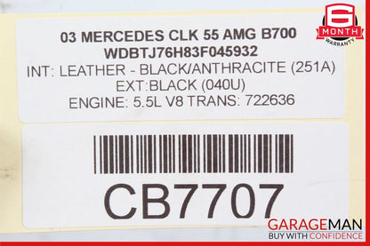 01-09 Mercedes W209 CLK55 AMG C350 Rear Door Audio Sound Speaker Set of 2 Pc OEM