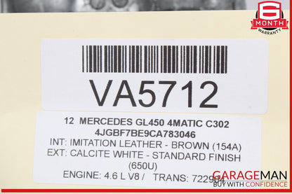 07-12 Mercedes X164 GL450 4MATIC Left Side Engine Cylinder Head Valve Cover OEM