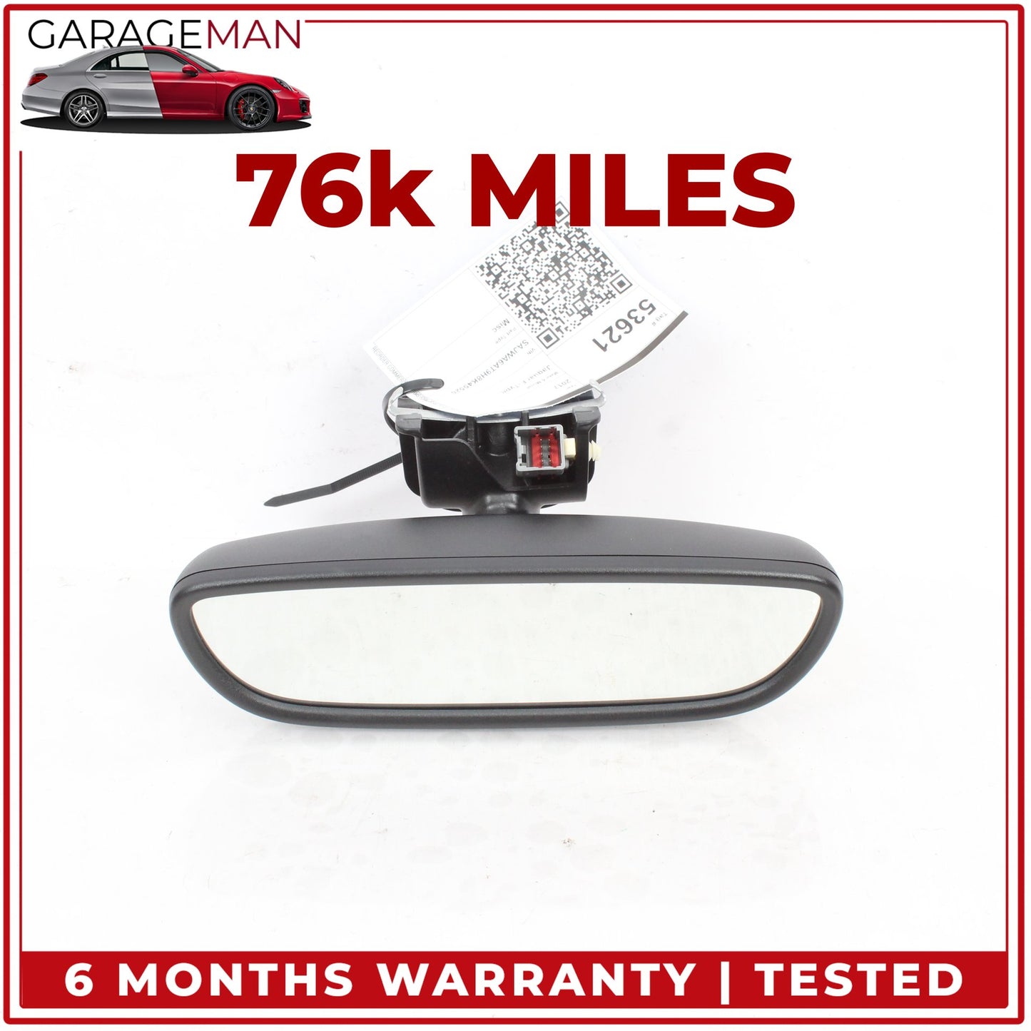 2016-2017 Jaguar F-Type X152 Coupe Front Upper Windshield Rear View Mirror OEM