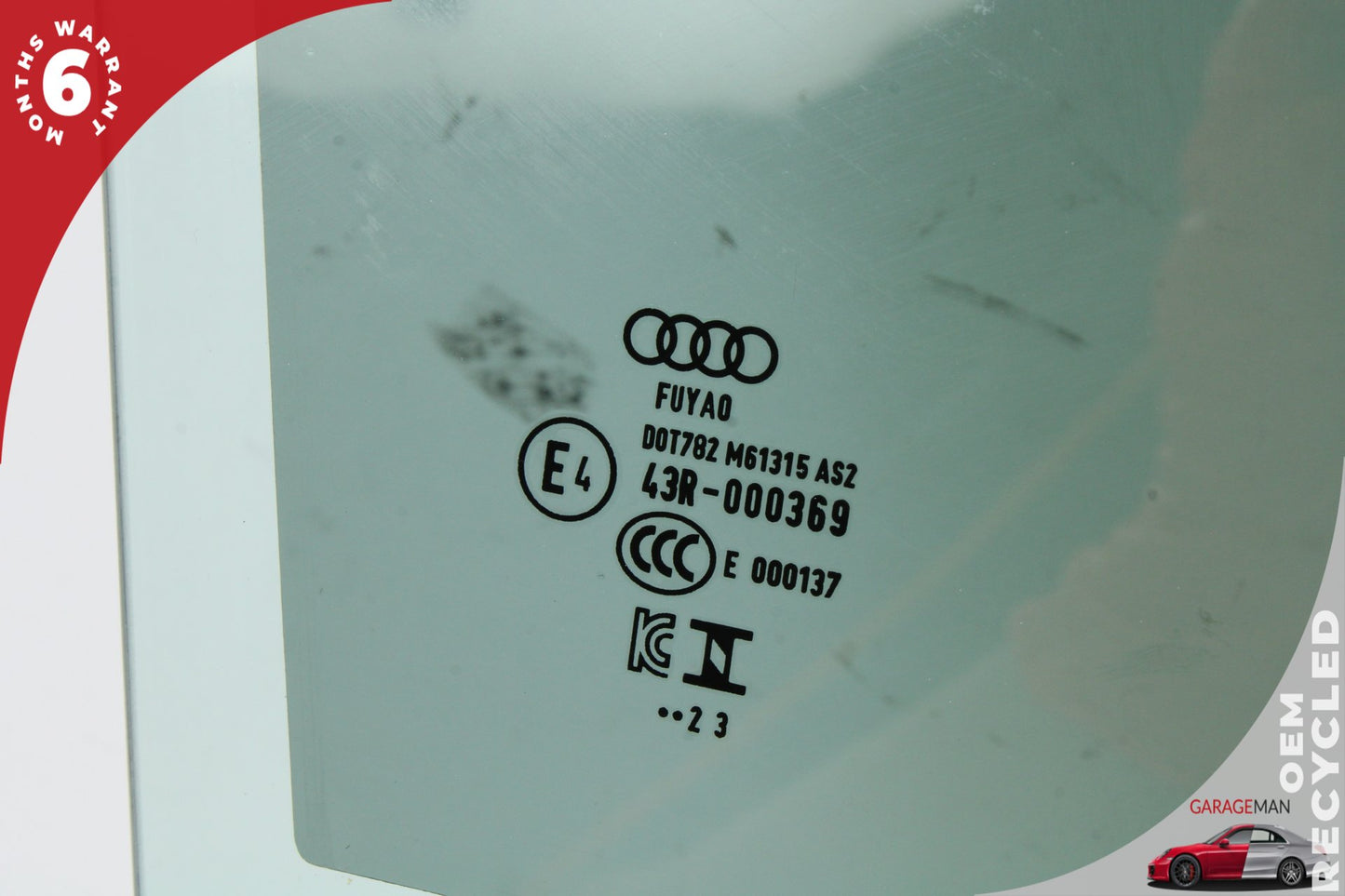 2022-2024 Audi A3 Sedan Rear Right Window Glass 8Y5845206B OEM