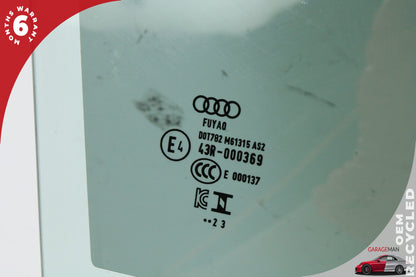 2022-2024 Audi A3 Sedan Rear Right Window Glass 8Y5845206B OEM