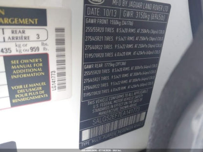 Parting Out- 2014 Land Rover Range Rover L405- __PENDING_CLAIM__