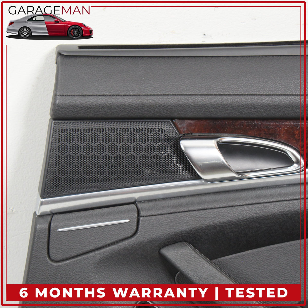 2010-2016 Porsche Panamera 970 Rear Right Side Interior Door Trim Panel OEM