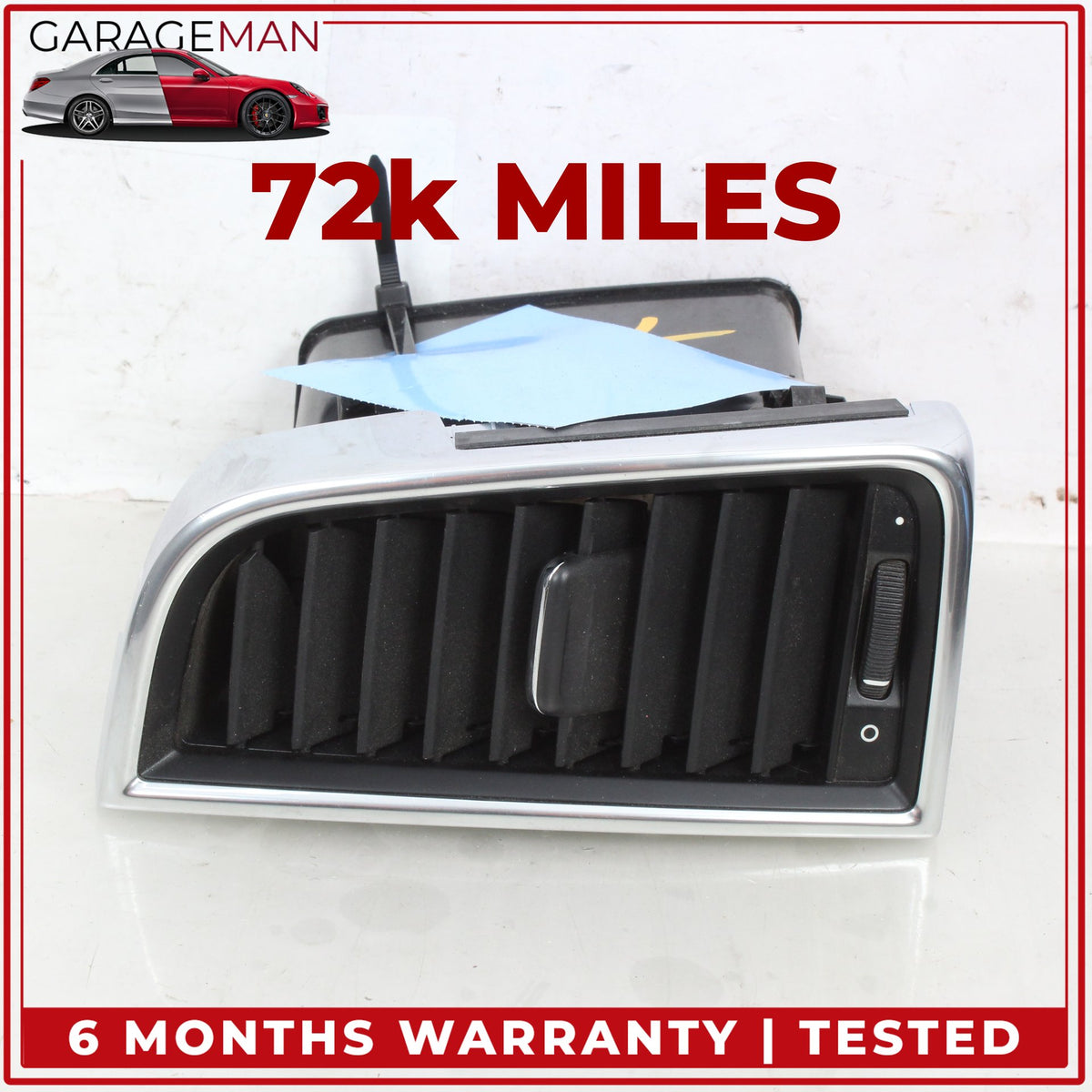 2010-2016 Porsche Panamera 970 Front Left Side Dash Inner AC A/C Air Vent OEM