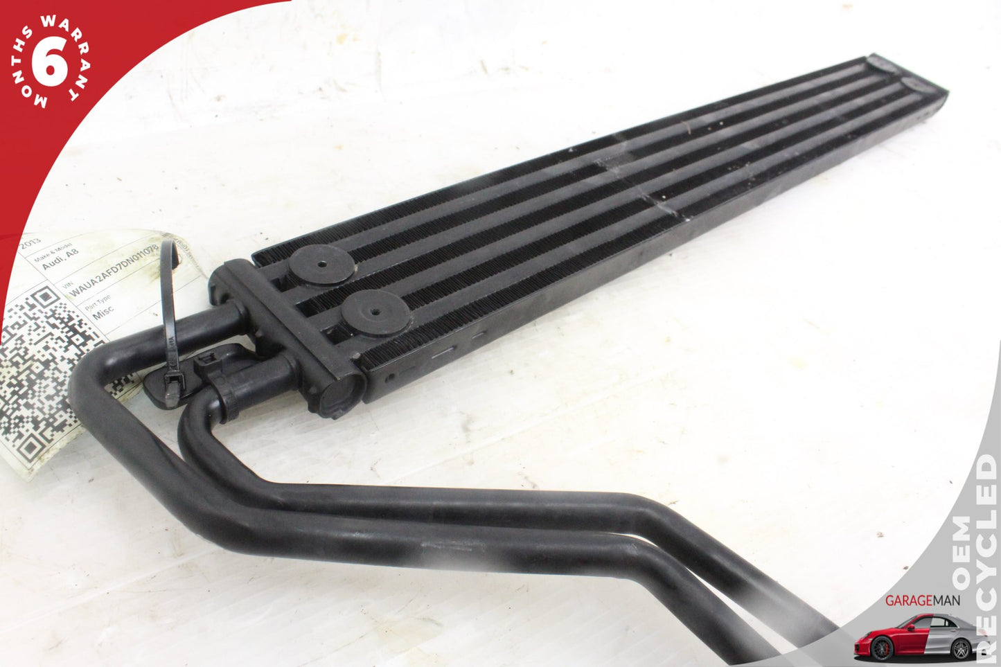 2013-2016 Audi A8 Quattro S8 Power Steering Oil Cooler w/ Line Assembly OEM