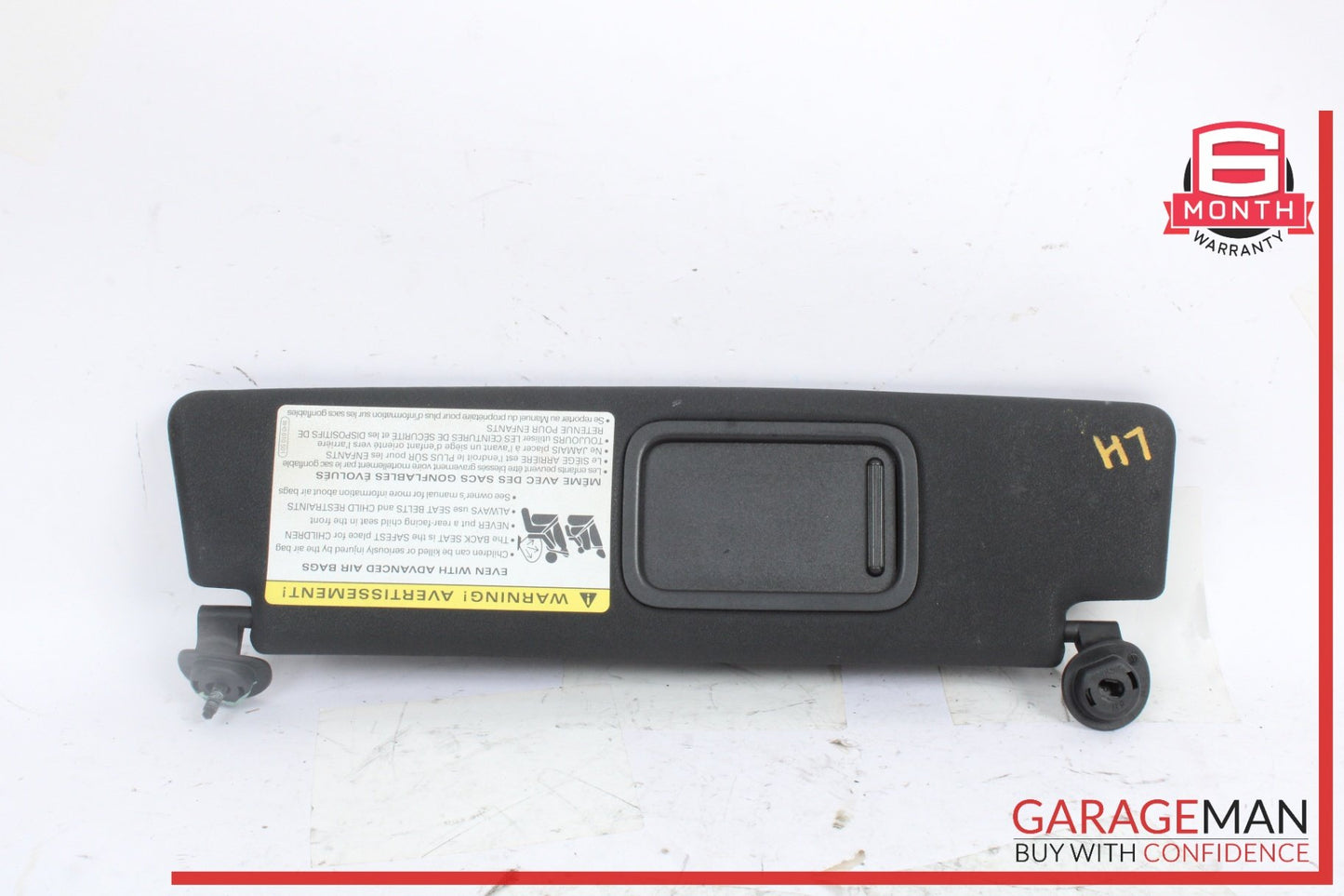 2008-2015 Audi TT 8J Convertible Left Driver Side Sun Visor 8J7857551A OEM