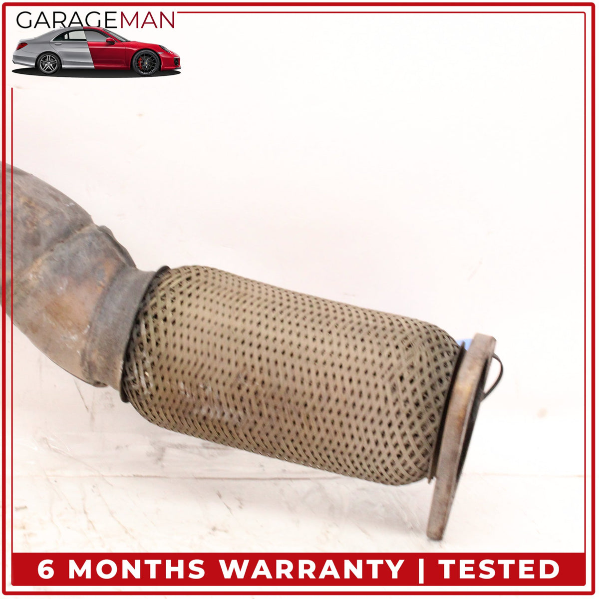 2003-2006 Porsche Cayenne 955 Turbo Front Engine Exhaust Downpipe Right Side OEM
