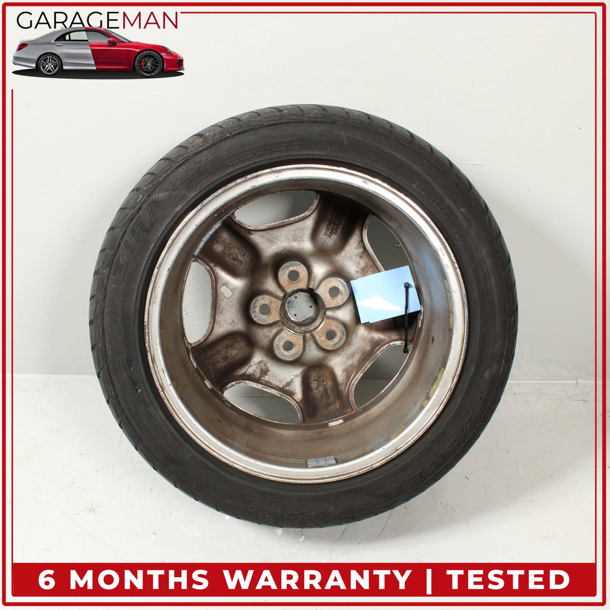 1997-1999 Jaguar XK8 Front or Rear Wheel Rim w/ Tire 8Jx17CHx33 MJA6116AB OEM