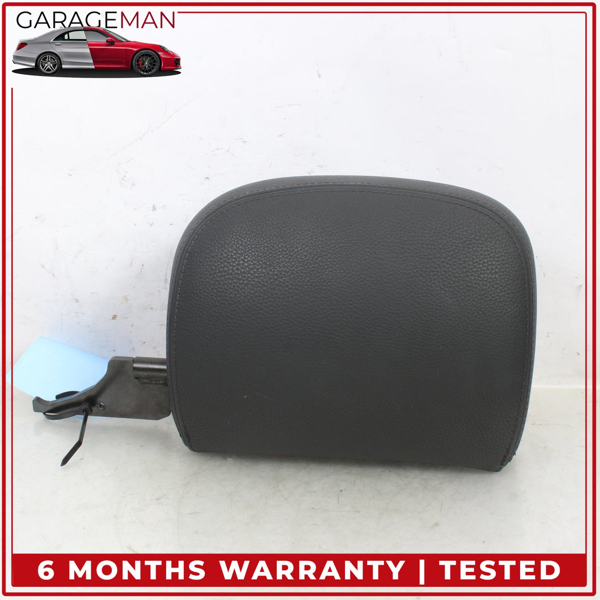 2004-2007 BMW 650i E64 RWD Front Left & Right Headrest Black OEM