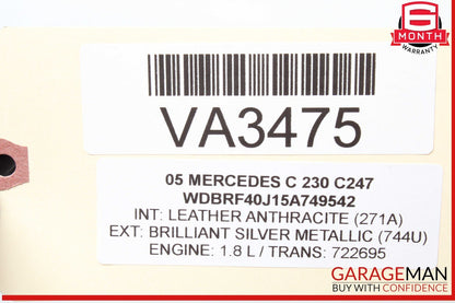 03-05 Mercedes W203 C230 Intercooler Air Cooler Radiator 2035000500 OEM