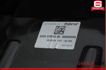 14-17 Mercedes W222 S550 S63 AMG Rear Center Console Arm Rest Armrest Brown OEM
