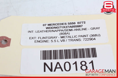 07-10 Mercedes W221 S550 CL550 Steering Wheel Black 2218201611 OEM