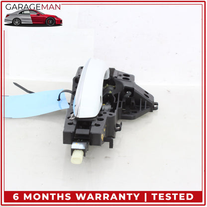 2011-2018 Audi A8 S8 Rear Left Exterior Door Handle Glacier White Metallic OEM